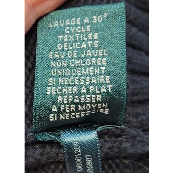 🖤 VTG Lauren Ralph Lauren Fair Isle Shawl Collar Sweater – 1X – Cozy Classic - Picture 9 of 9